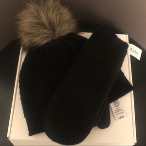 ARITZIA Talula Mittens & TNA Hat Set